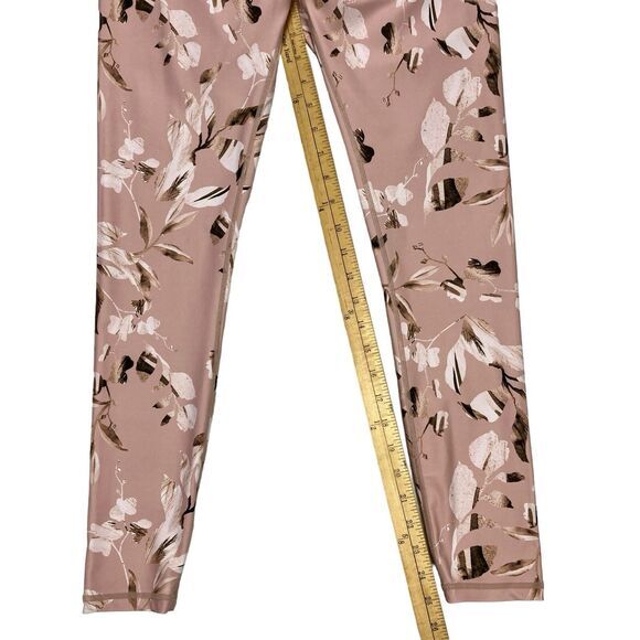 Anthropologie All Fenix Leggings Sz M Pink High Rise Active Sporty Yoga Pull On - Picture 10 of 14